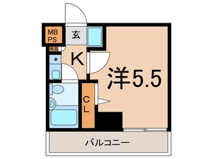 クリオ大口壱番館(423)の物件間取画像